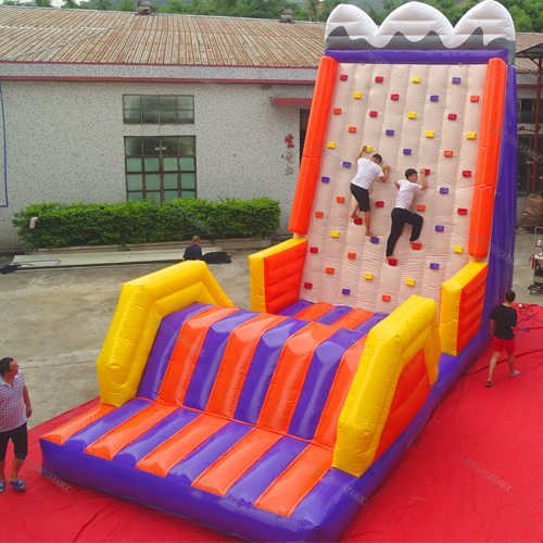 Inflatable Velcro Climbing Rock Wall - Channal Inflatables